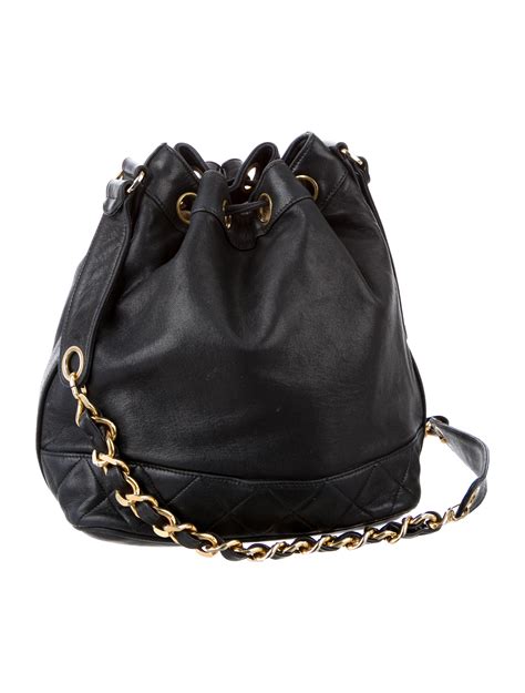 chanel lambskin bucket bag|vintage chanel lambskin bag.